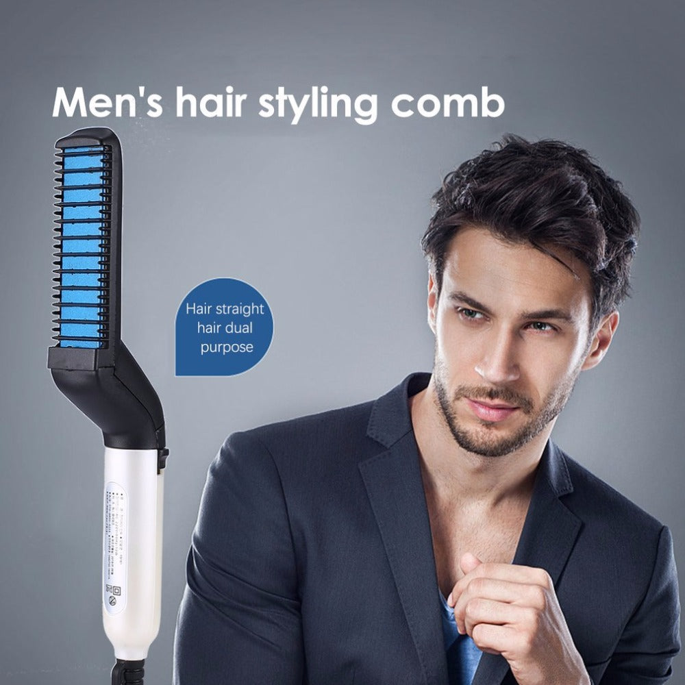 Beard Straightener Comb Brush Electric Multifunctional Hair Mini Hair Straightener