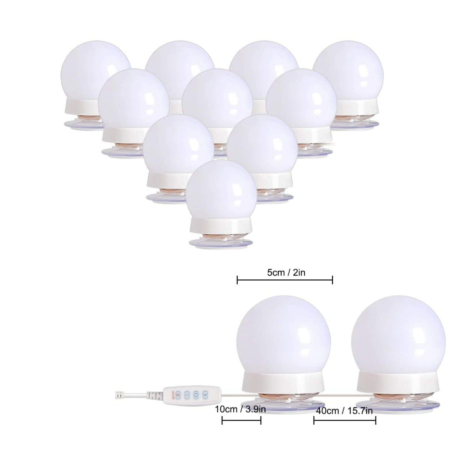 Vanity Lights | 10 Bulb Vanity Lights | 3 Mode Vanity Lights