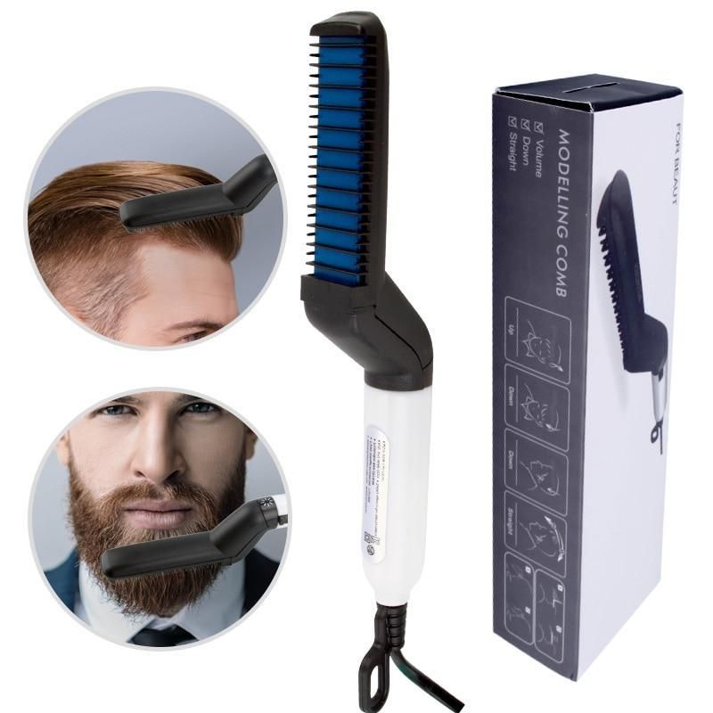 Beard Straightener Comb Brush Electric Multifunctional Hair Mini Hair Straightener
