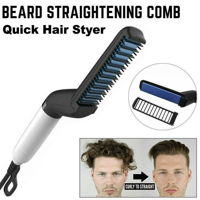 Beard Straightener Comb Brush Electric Multifunctional Hair Mini Hair Straightener